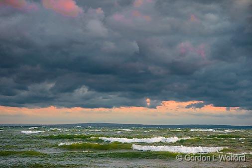 Surf's Up_23988.jpg - Very high winds over Lake Erie raise quite a surf.Photographed from Canada's south coast at Sherkston Shores, Ontario. 
